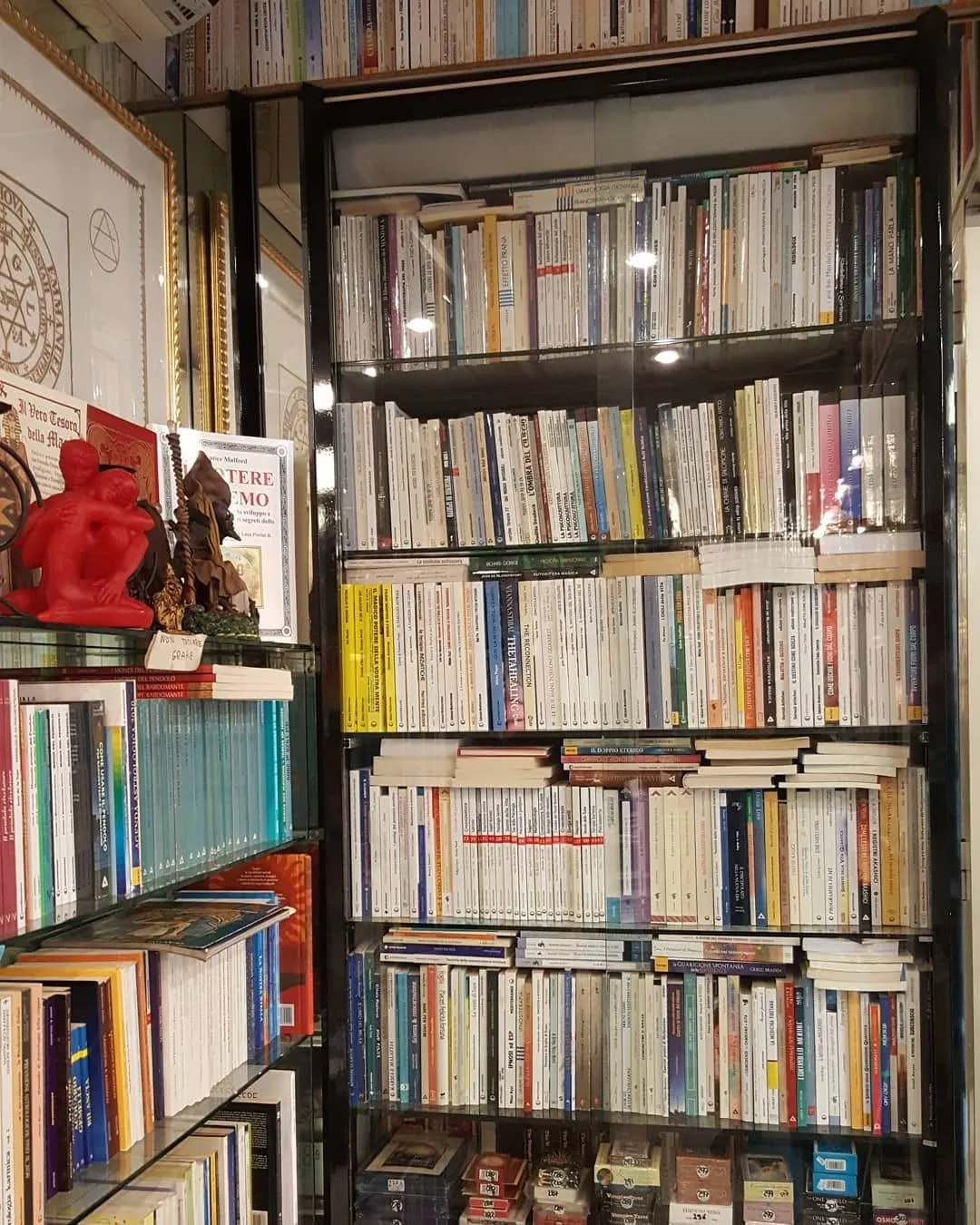 Gli scaffali della libreria di Eterea